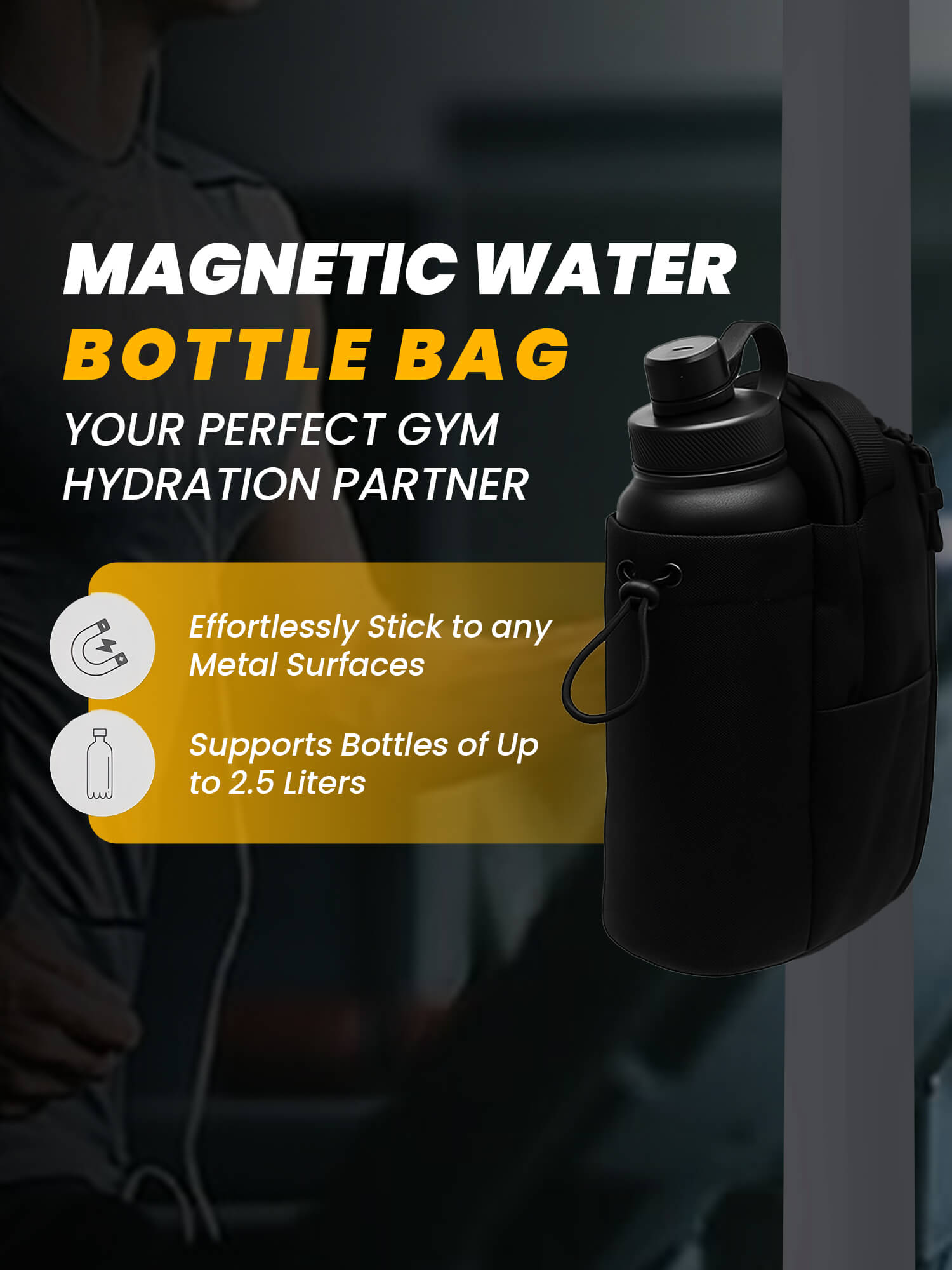 Pace Bliss - Magnetic Water Bottle Holder